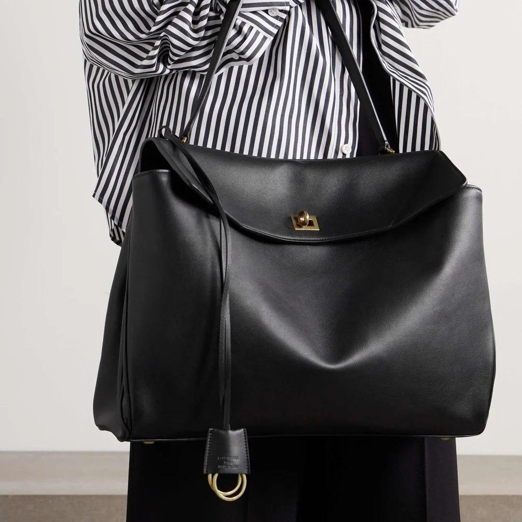 B Rodeo 24: Nová měkká kožená taška - Módní velká neutrální kabelka s ležérním vzhledem