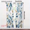 2pcs   plane printing Curtains&Window Treatment Art Floral Versatile 100% Polyester (without rod) Versatile All Perfect for