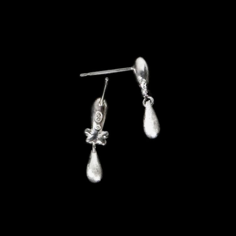 Baked Alaska B-link Sparkle Combi Dangle Earrings