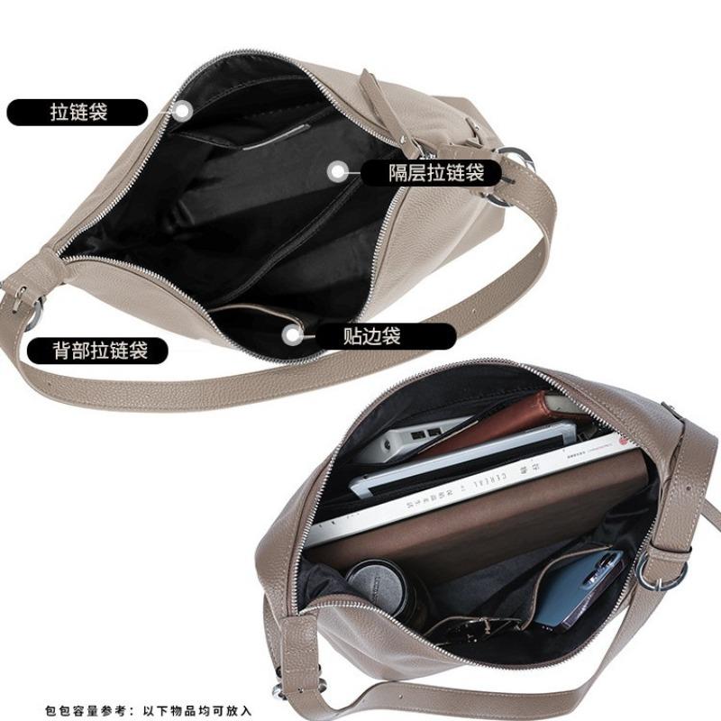 First layer cowhide large bag women's new leather women's bag tote bag large capacity women's versatile commuter shoulder bag