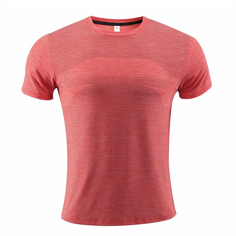 Men's 3D Three-dimensional Printing Fitness Running Training Short-sleeved Tight Elastic Sweat-wicking Quick-drying Clothes