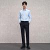 EMZ Erdos Men's Wool Blend Straight-Leg Casual Pants