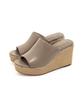 Basic Mule Wedge Sandals KS35309 GREGE LL