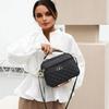 2025 New Women's Diamond-Shaped PU Embroidered Crossbody Shoulder Bag