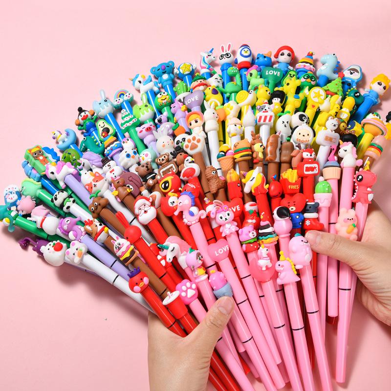 

1 шт. Мультяшный нейтральный прямой шариковый гелевый набор ручек для письма, подходящий для офисной работы, ответов на вопросы, подписи, ведения дневников, заметок, для студентов Random style 1Pc