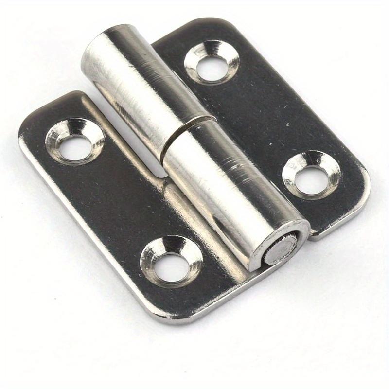 6Pcs Detachable Hinges - 304 Stainless Steel, Left-Hand Pull-And-Slide Joint Design Classic Style Durable Metal Hardware Accessories Ensures Safe