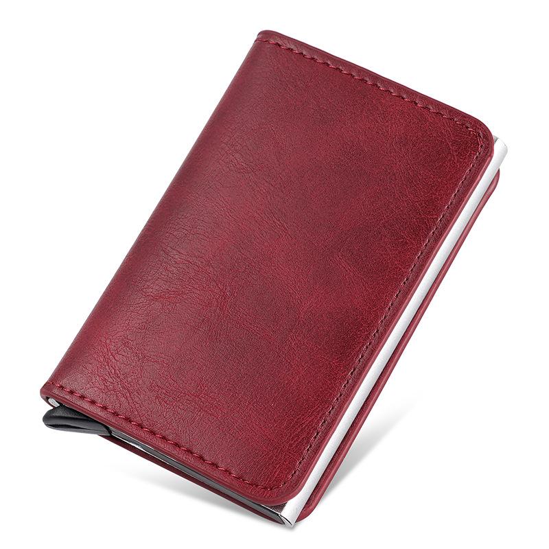 Automatisches Pop-up-Kartenetui aus Kohlefaser mit RFID-Blockierung