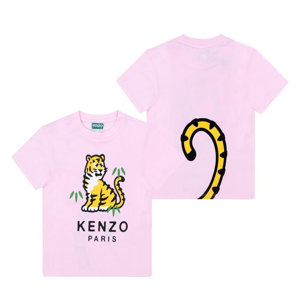 Kenzo Tiger Kids ShorT Sleeve T shirT koTora K61809 45b K61809 45B (6A)