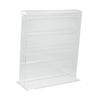 Acrylic Jewelry Storage Tray Rack Show Stand 4 Tiers Display Shelf Organizer Risers for