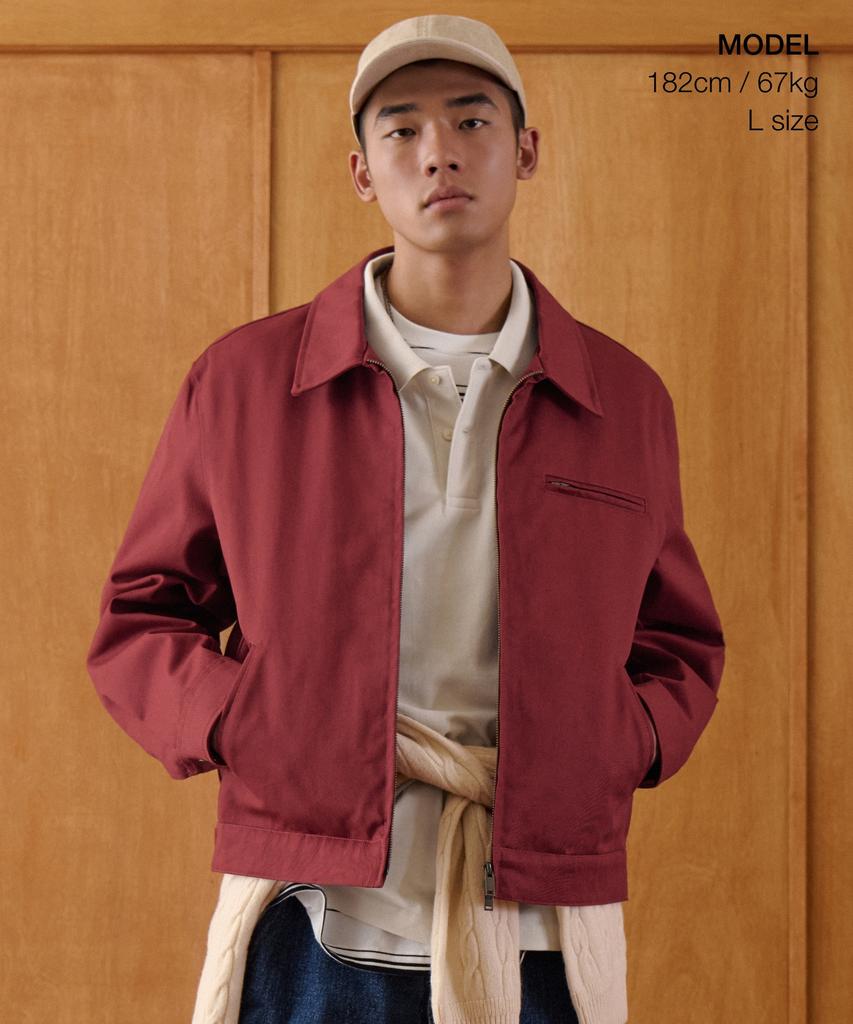 Musinsa Standard Heavyweight Cp Work Jacket [Red]