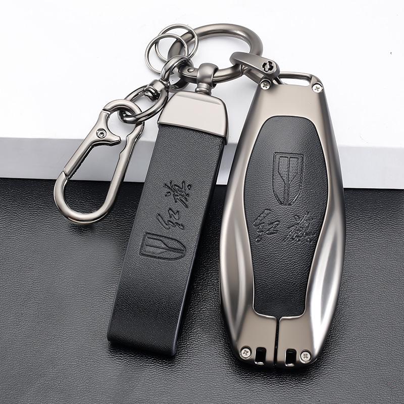 2023 Hongqi H5 Key Case for Models: HS5, H9, HQ9, HS7, H7 - Men's Classic Design