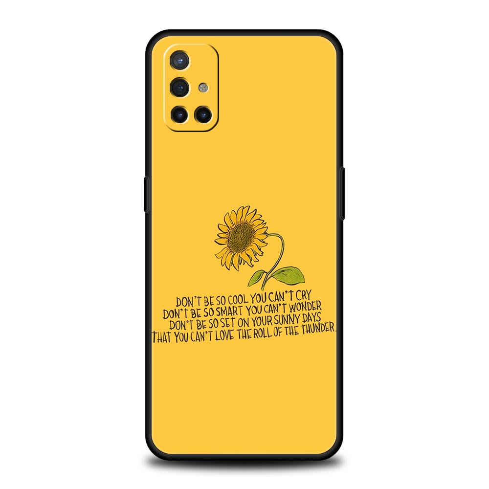 

Sunflower Luxury Phone Case For Oneplus Nord N100 N200 N10 10 7 8 9 7T 8T 9R 9RT 10R CE 2 Z Pro 5G Silicone Cover Fundas Coque Nord 2 5G