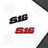 S16 Emblem Car Styling 3D Sticker Metal LOGO Badge For b444 106 206 306 309 207 208 308 108 508 RCZ RC GT Body Decoration 444b