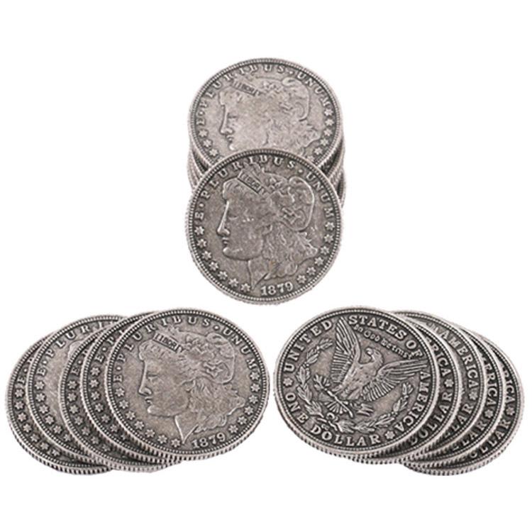 Pièces Morgan Vintage Accessoires de Magie: Pièces de Magie de Proximité, Pièces Anciennes, Jouets Magiques