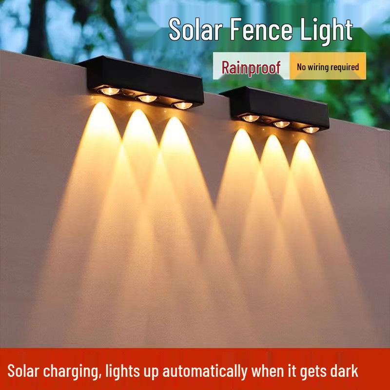 Automatic Solar Outdoor Courtyard Wall Light – Nighttime Decorative Atmosphere Light