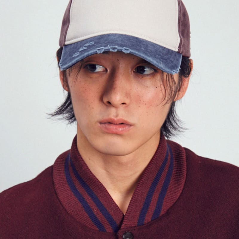 SLEEPYSLIP NEVADA BURGUNDY/NAVY BALL CAP