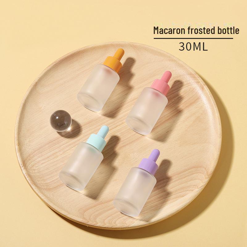 30ml Frosted Macaron Dropper Bottle - Transparent for Essential Oils and Essences
