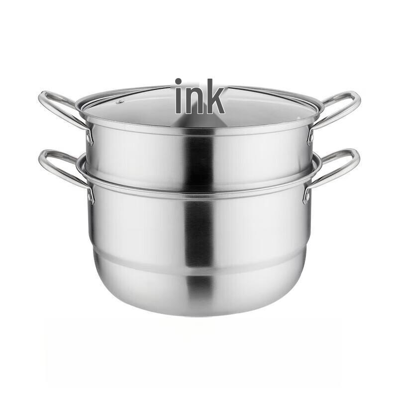 ZISIZ Induction Compatible Stainless Steel Steamer Pot