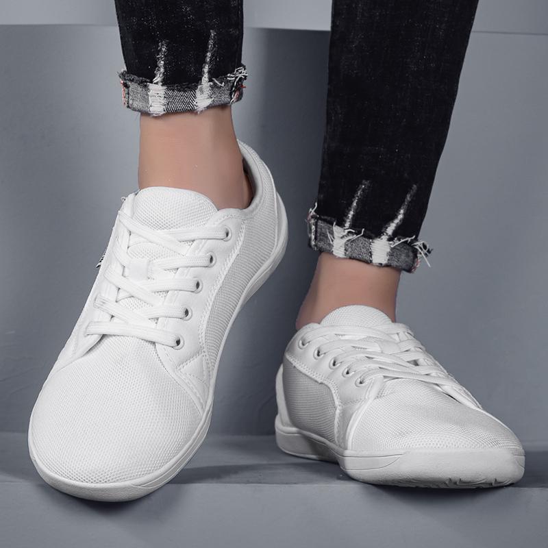 Pánské síťované boty se širokou špičkou Prodyšné Neutrální Dámské Letní S plochou podrážkou Ležérní Tenisky Pár Minimalistické Venkovní Vycházkové boty