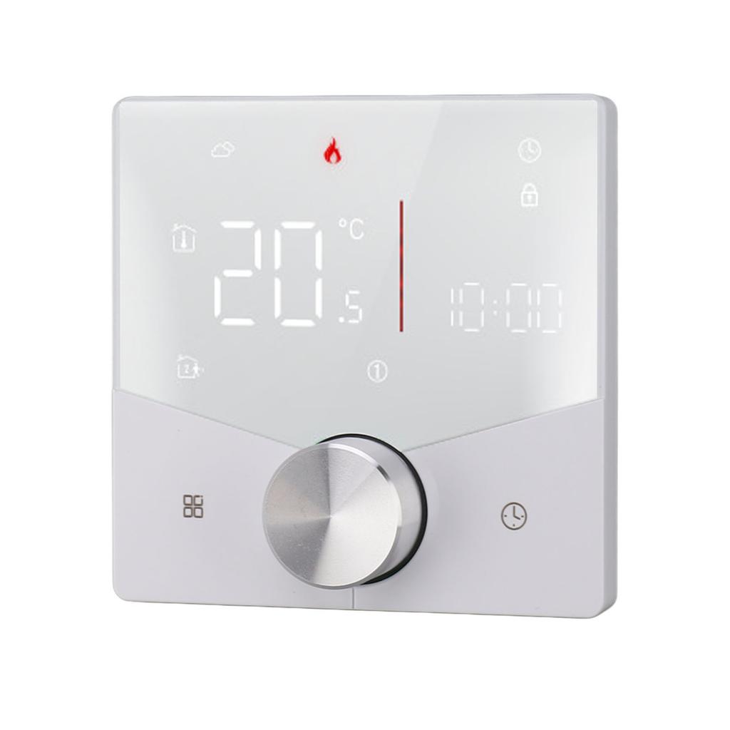 Smart Thermostat Knob Design LCD Color Display Panel Digital Thermostat for Sauna Room Underfloor Heating System
