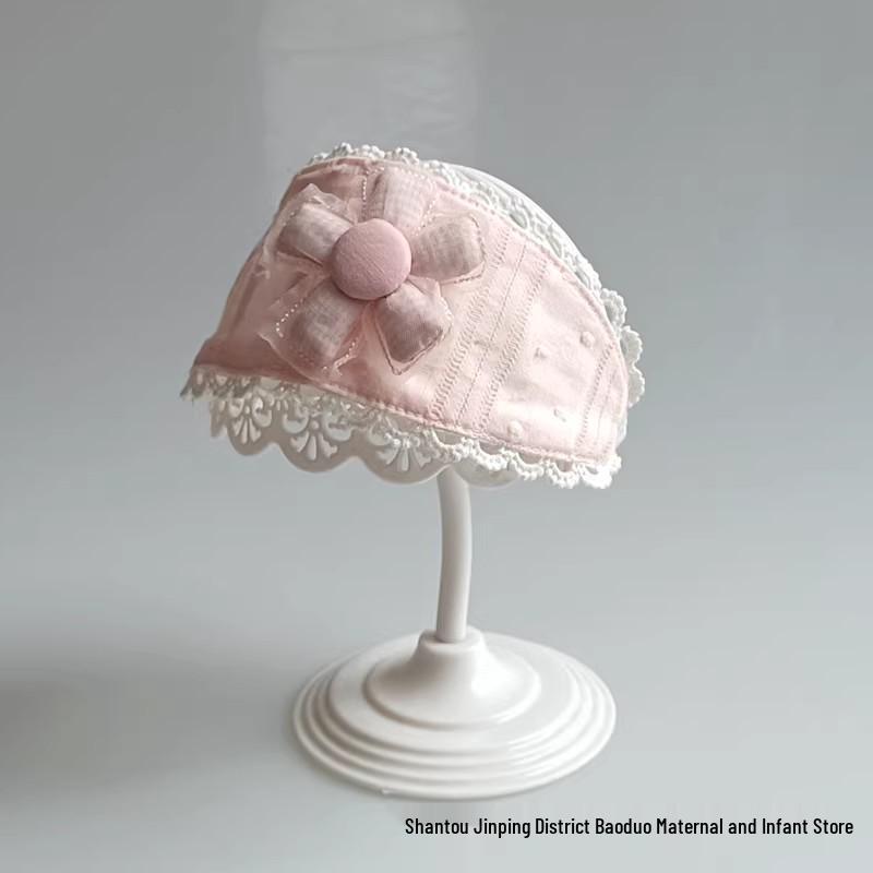 

Повязка на голову с цветком для новорожденной девочки в корейском стиле, аксессуар для волос инфлюенсера XS (0-3 months)