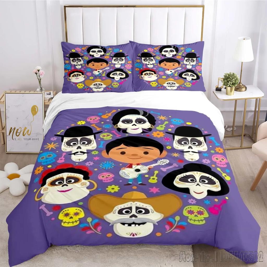 Wzór Coco Miguel Zestaw Poszewki na Kołdrę HD Poszwa na Kołdrę dla Dzieci Zestawy Pościeli Pościel Dekoracja Sypialni