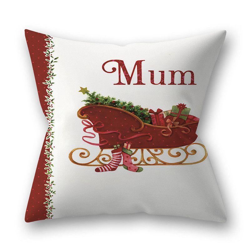 Vibrant Christmas Themed Decorative Cushion Cover For Festive Home Decor 18x18