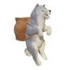 Resin Animal Statue Aquarium Accessories Fish Tanks Decorations Home Decors Hanging Cats Figurines with Storage Basket