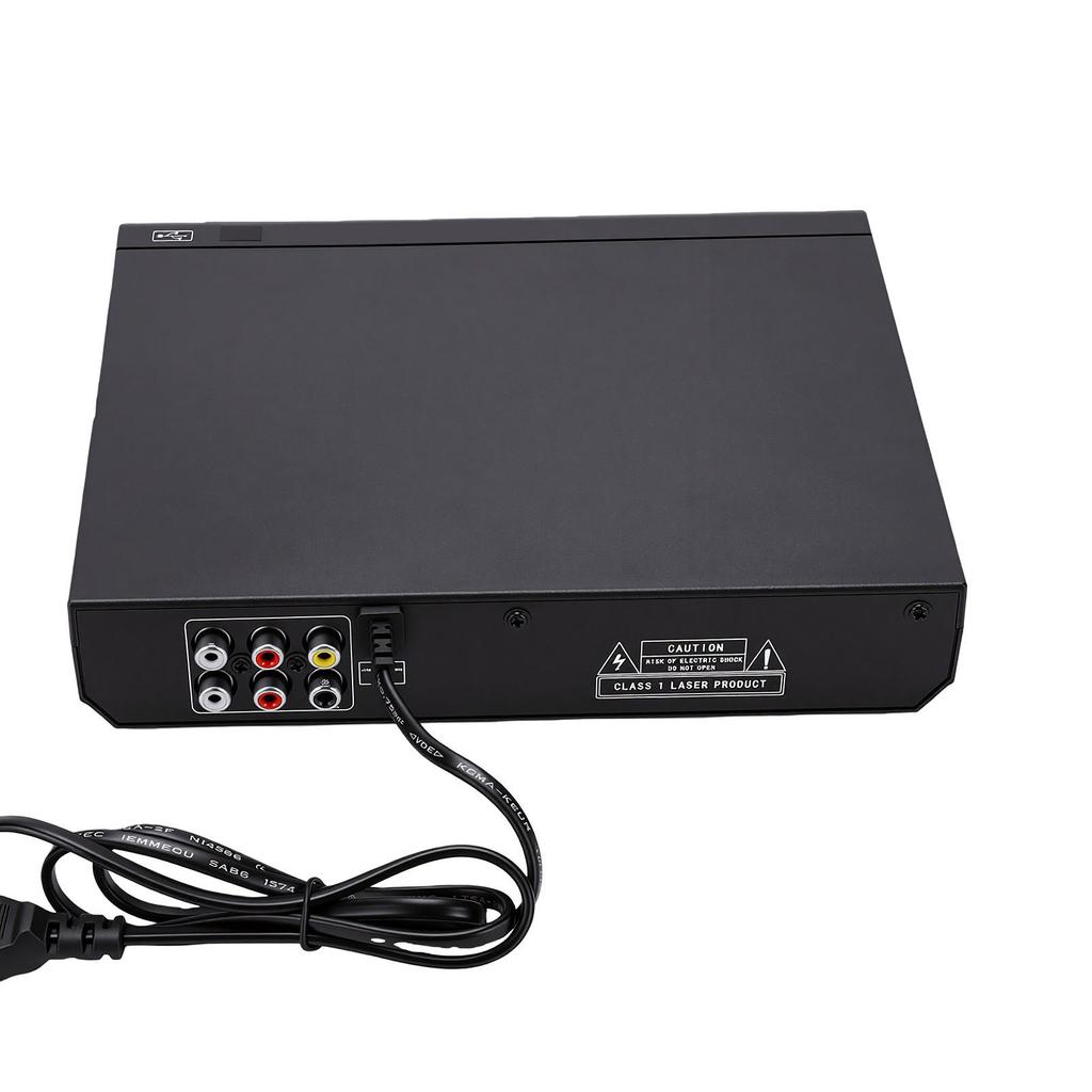 All Region DVD Player LED Digital Display 1080P HD Compact USB CD MP3 Player with AV Cable Remote Control Support PAL