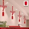 3D Double Happiness Wedding Hanging Ornaments