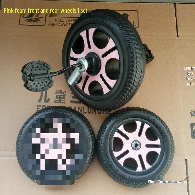 Kinderdreirad mit Schaumstoff- und Vollgummi-Verschleißfesten Rädern.