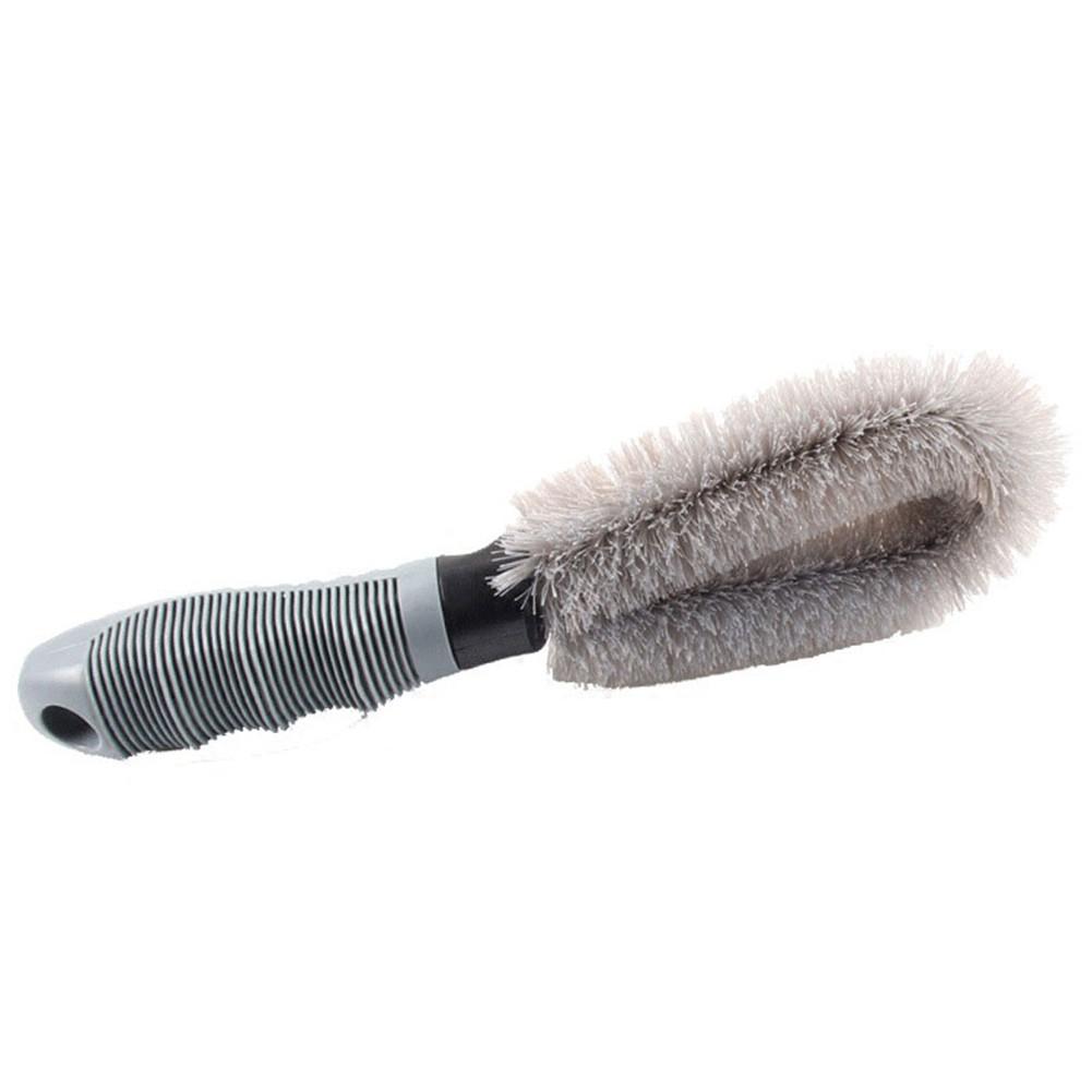 Car Tyre Cleaning Brush Durable Nylon Bristles for Rims and Tires Efficient Cleaning Tool for Vehicles