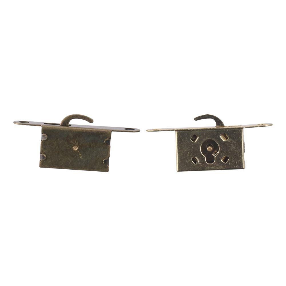 Zinc Drawer Lock Alloy Jewelry Cabinet Lock Replacements Hook Lock  for Storage Box