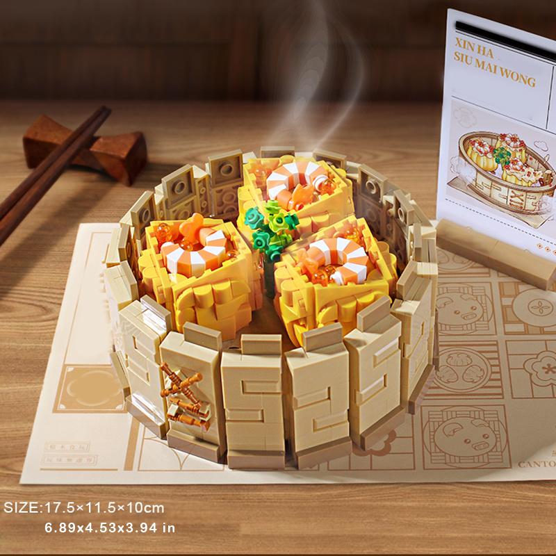 Chinese Culture Cantonese Cantonese Mini Building Blocks,Christmas And Thanksgiving Gifts