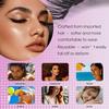 5 Pairs Magnetic Eyelashes Eyeliner Tweezers Set Reusable 3D Natural Curly Mink False Lashes No Glue Needed Easy Apply