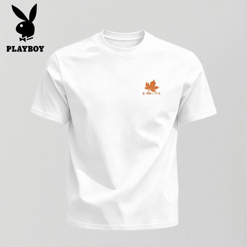 PLAYBOY Men s Loose Fit Cotton Print T-Shirt M