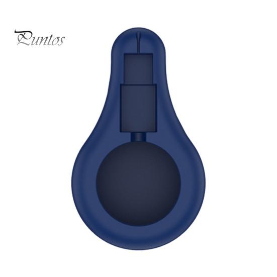 

Силиконовый защитный чехол для зарядного устройства с устройством для намотки шнура Устойчивый к царапинам Компактный портативный дизайн Простая установка Чехол для зарядного устройства для Oura Ring Gen 3 синий