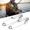 15pcs Stainless Steel Tuna Clips Longline Branch Hangers Snap Fishing Accessory Easy On/Off