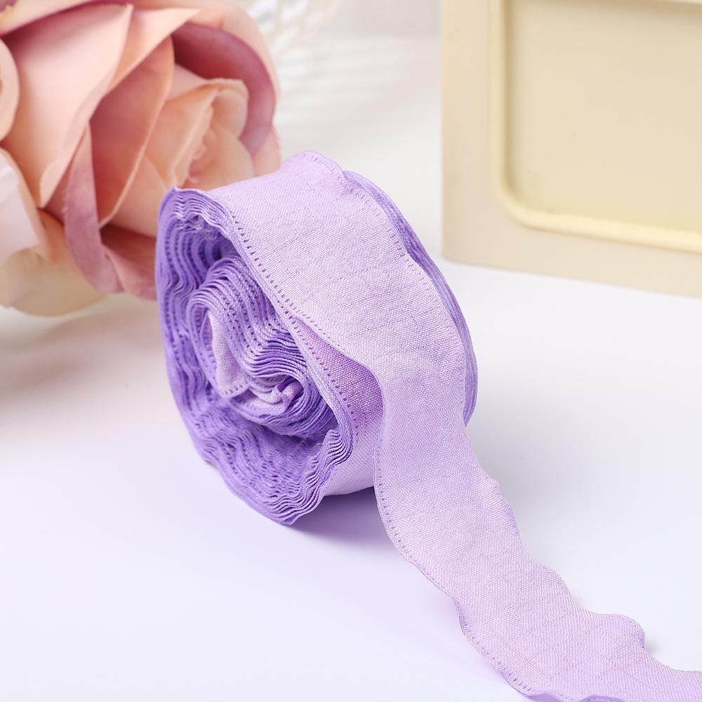 2.5cm Pleated Christmas Ribbon for Floral Arrangements & DIY Bouquets