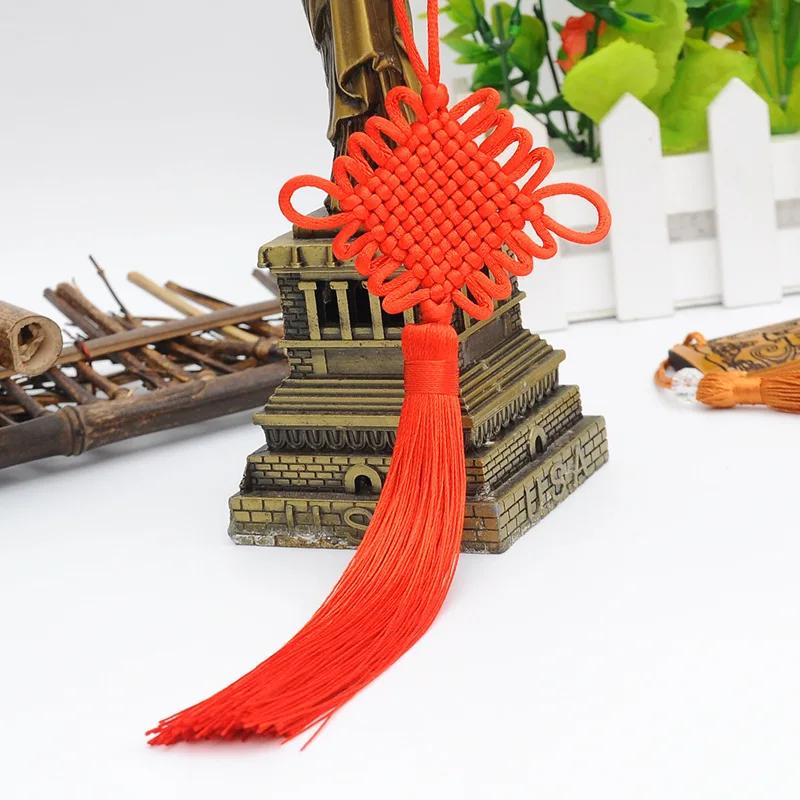 Chinesischer Knoten Frühlingsfest Dekoration Für Zuhause Anhänger Chinesisches Mondneujahr Traditionelle Deko Rote Quaste Festlicher Schmuck