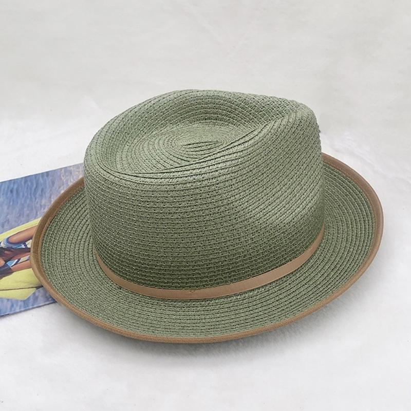 Adjustable Breathable Paper Braid Summer Dress Hat With Rolled Brims Bows Detail Colorful Party Hat for Women and Girls