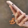 Yousheng Keychain Pendant Wooden Horse Charm Phone Key Chain Symbols Lucky Wreath Bag Pedant Decorative Accessory