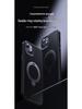 iPhone 16 Carbon Fiber Magnetic Case with Double Ring Stand, Compatible with Apple 15 Pro