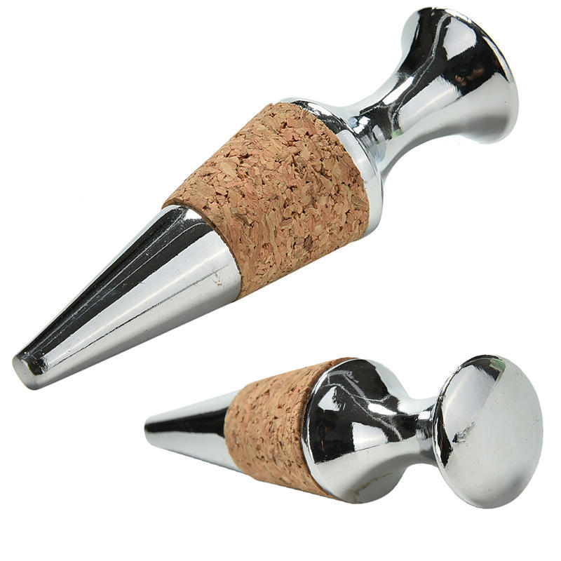 Zinklegering Glyptostrobus Vinstopp Vinkork Vinflaskor Stopp Dekoration Verktyg