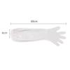 100PCS Long Arm Disposable Gloves Food Grade Waterproof Non Slip Kitchen Cleaning Gloves for Vegetable Washing Cooking Elastic C