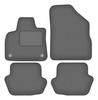 Dywaniki samochodowe welurowe grafitowe: Citroen DS5 sedan (2011-2018)