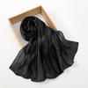 Premium Shimmer Silk Satin Hijab Scarf Women Luxury Solid Color Plain Hijab Shiny Shawl Silk Feeling Stain Wraps Shiny Stoles