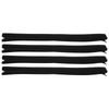 4Pcs Cord Organizer Management Sleeve Cable Cover with Zipper Protective Wrap with Ties