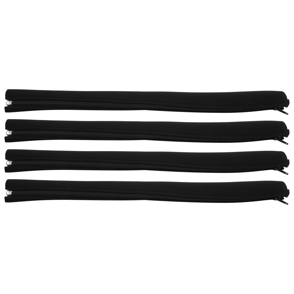 4Pcs Cord Organizer Management Sleeve Cable Cover with Zipper Protective Wrap with Ties
