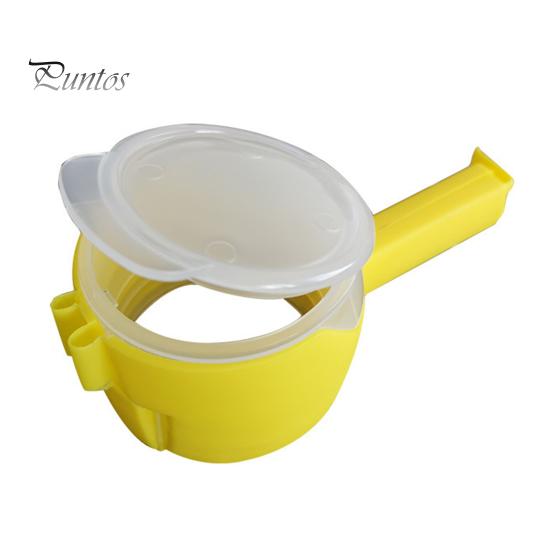 

Зажимы для герметизации пищевых продуктов с носиками для заливки Зажимы для пакетов с чипсами для сохранения свежести Кухонный органайзер жёлтый